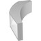 Ekena Millwork 4-in. W x 10-in. D x 18-in. H Thorton Architectural Grade PVC Knee Brace BRCP04X10X18THR - alternate 3